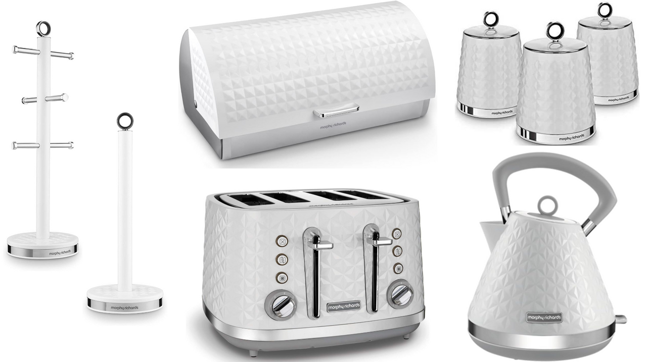 Morphy Richards Vector Pyramid Kettles 4 Slice Toasters Collection