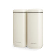 Morphy Richards Equip Kitchen Storage Canisters Set of 2 Large Canisters Cream0