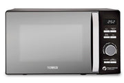 Tower Renaissance Black 800W 20L Digital Microwave - TOWER 3 Year Guarantee