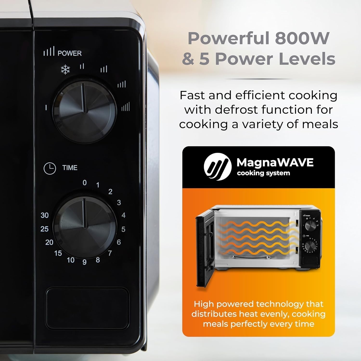 Tower Sonar Black Kitchen Set Kettle Toaster Microwave Bread Bin Canisters Set17