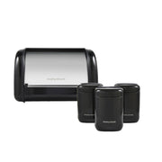 Morphy Richards Compact Bread Bin & Canisters Kitchen Storage Bundle 9511250