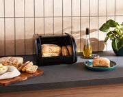 Morphy Richards Equip Black Kettle Toaster Breadbin & Canisters Kitchen Bundle15