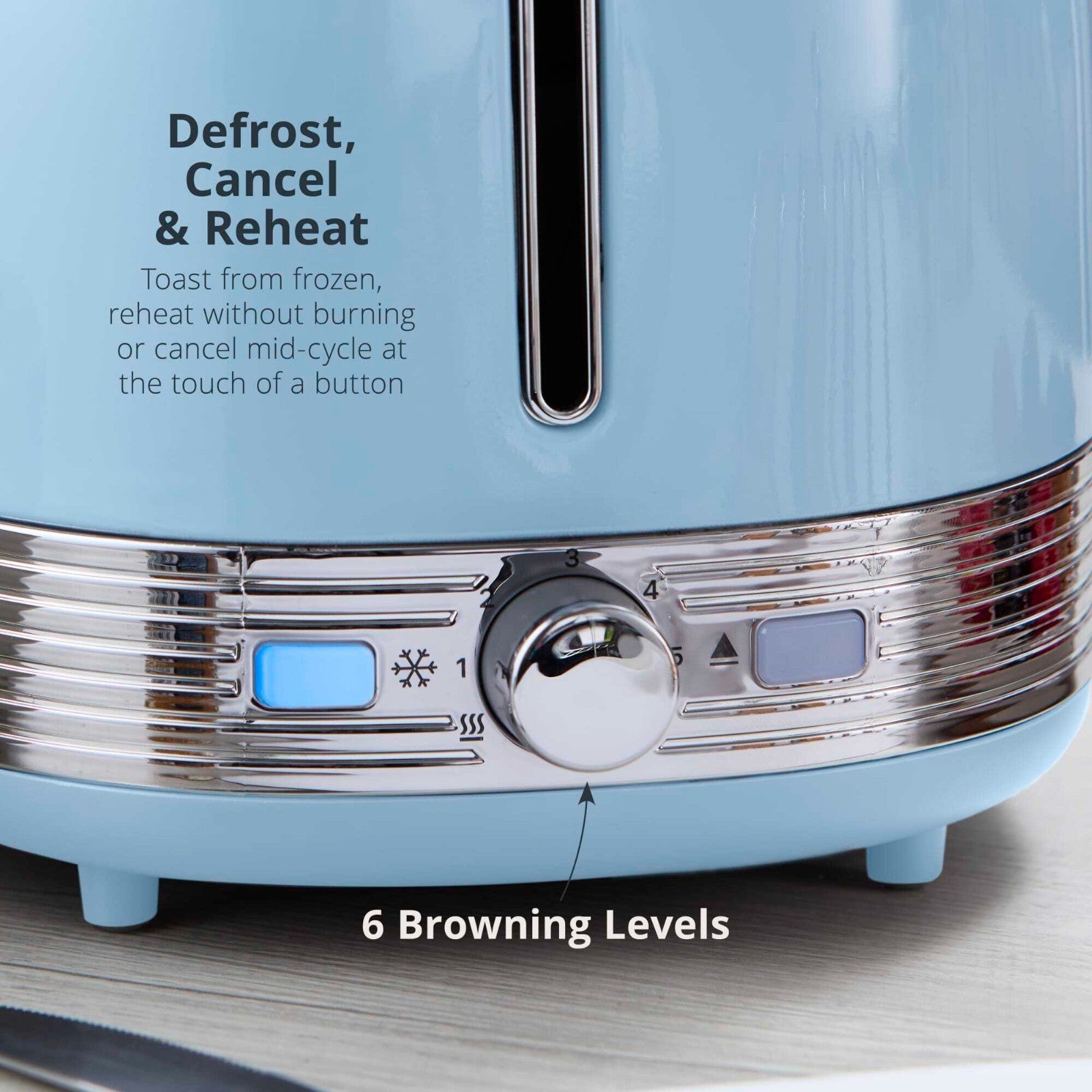 Swan Retro Blue Kitchen Set Kettle Toaster & 4.5L Digital Air Fryer Bundle Set11