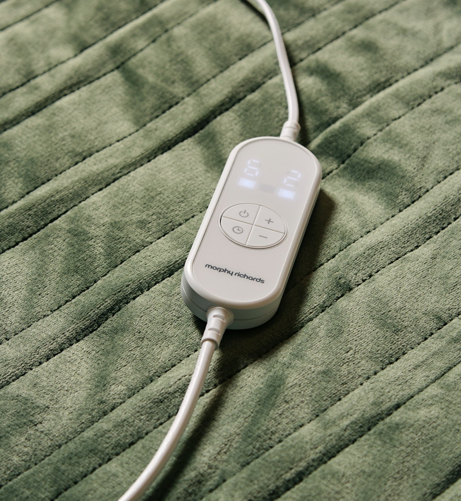 Morphy Richards EverCosy Electric Heated Throw Teddy Fleece Blanket Green Small8