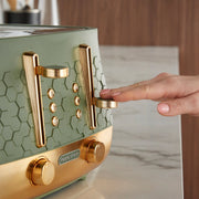 Morphy Richards Cassini Kettle Toaster Microwave Olivine Green Kitchen Bundle15