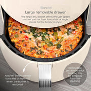 Swan Retro Revive Cream StoveTop Kettle Toaster & Digital Air Fryer Bundle Set6