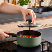 Morphy Richards 5 Piece Pan Set Green Recycled Aluminium Cookware Set 8590015