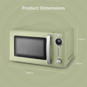 Swan Retro Revive Green Microwave 20L 800W Digital Microwave SM4425GRN7