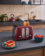 Morphy Richards Accents 4 Slice Toaster Rhubarb Limited Edition 420511