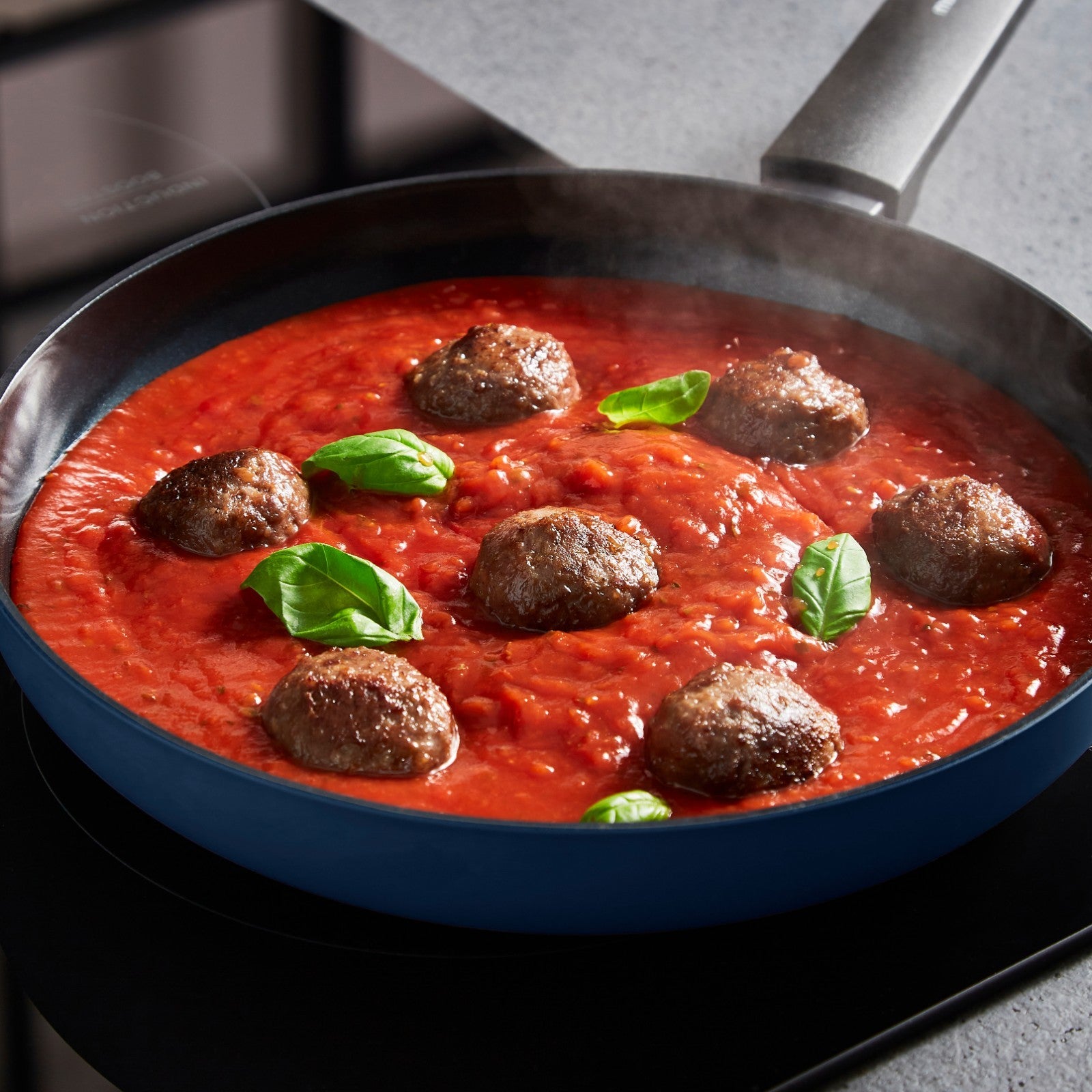 Morphy Richards 5 Piece Pan Set Blue Recycled Aluminium Cookware Set 85900214