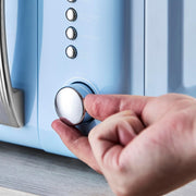 Swan Retro Revive Blue Kettle 2 Slice Toaster Microwave Stovetop Design Kettle10