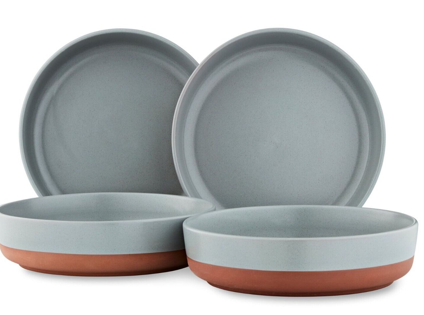 Barbary & Oak Verona Set of 4 Pasta Bowls in Slate BO867015SLT
