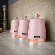 Tower Cavaletto Pink Kettle 2 Slice Toaster Breadbin Canisters Kitchen Set4