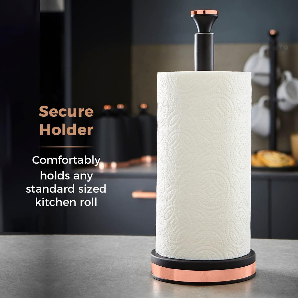 Tower Cavaletto Black Kettle Toaster Microwave & Kitchen Storage Set