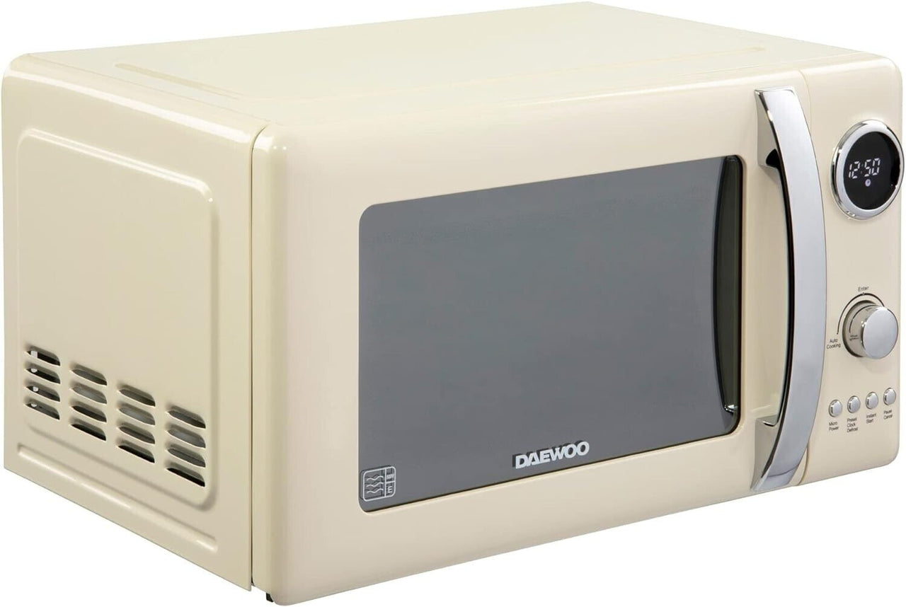 Daewoo Microwave Kensington 800W 20L Microwave Cream SDA1654GE