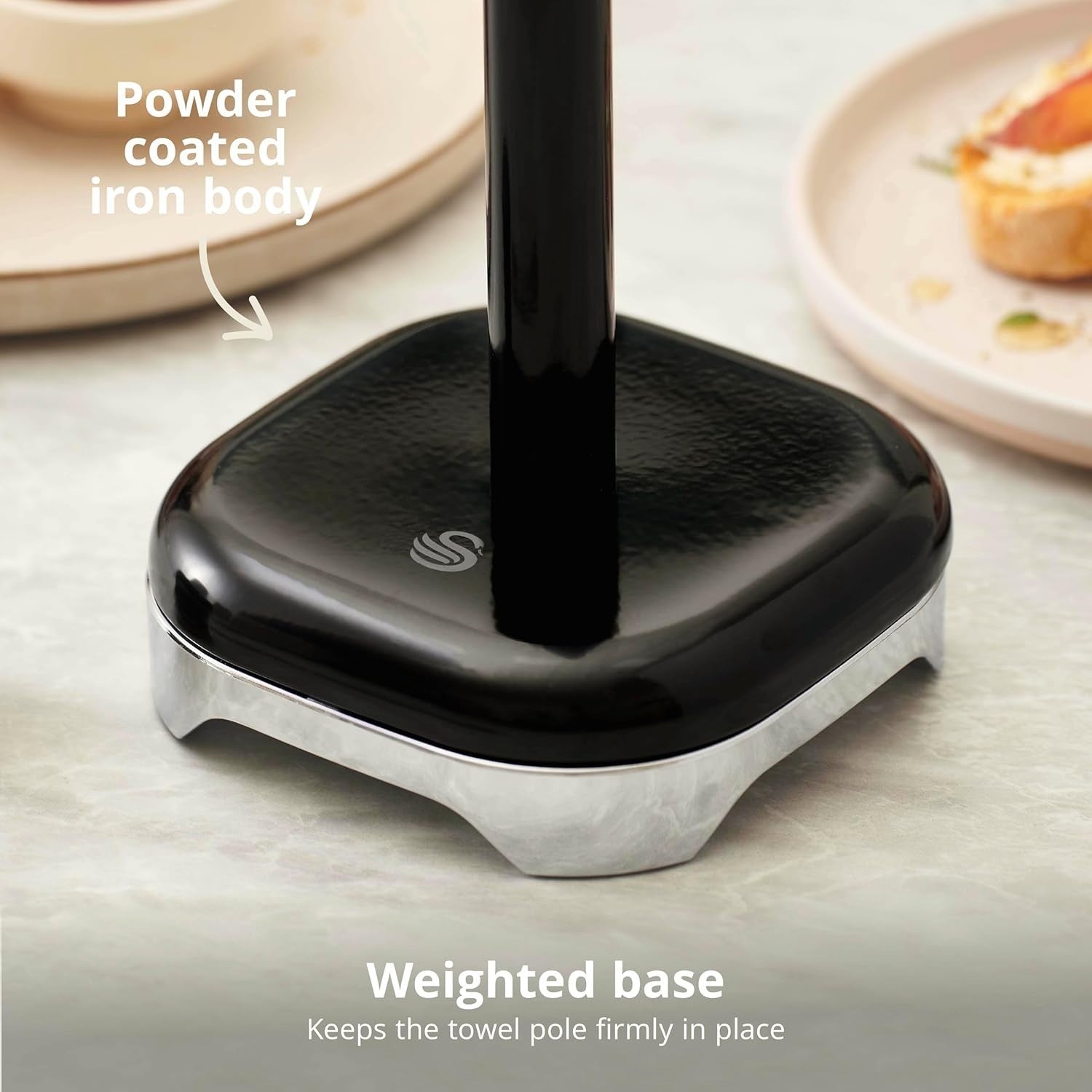 Swan Solace Black Kettle Toaster Microwave & Matching Kitchen Storage Set19