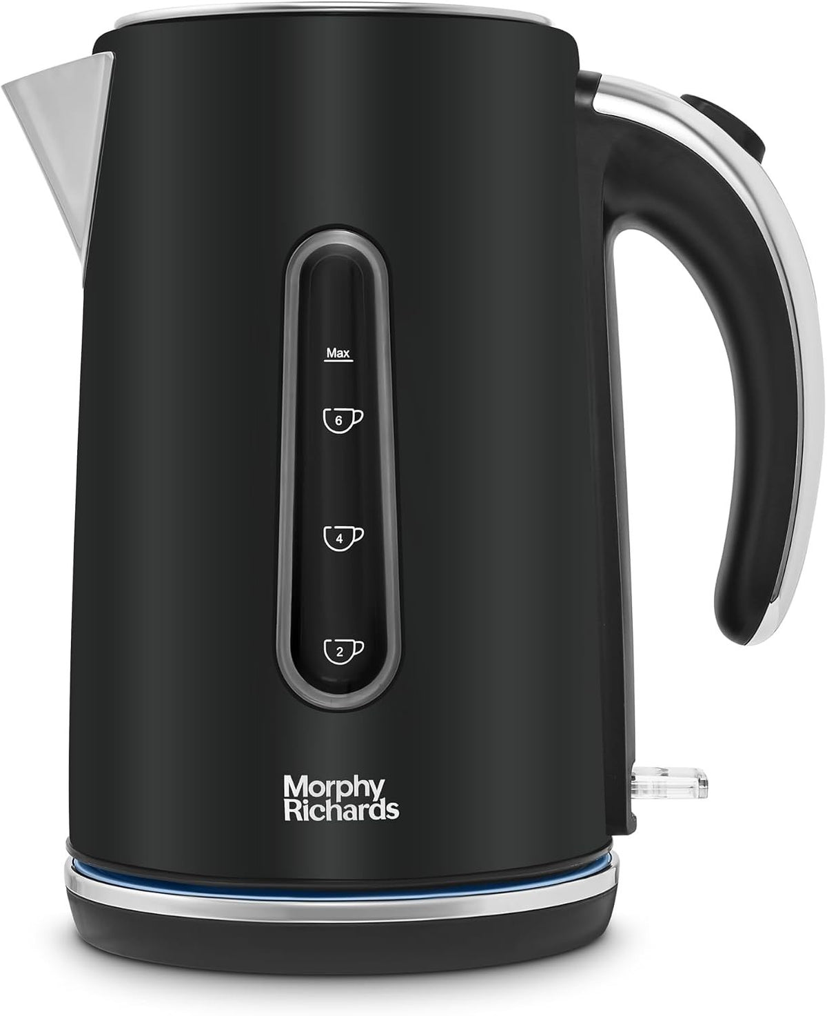 Morphy Richards Motive Black 1.7L Kettle & 4 Slice Toaster Matching Set1
