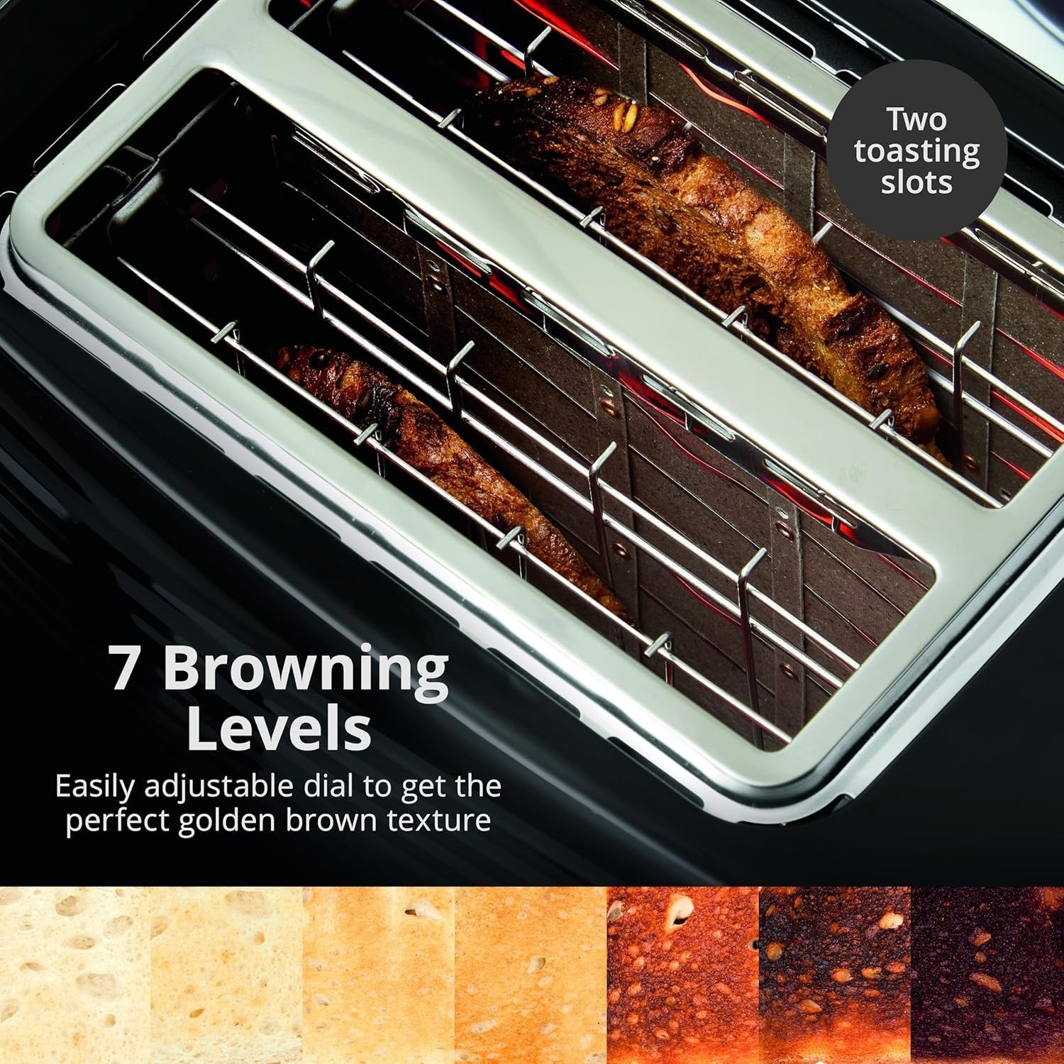 Swan Wave Black Kettle 2 Slice Toaster  & 800W Microwave Matching Kitchen Set12