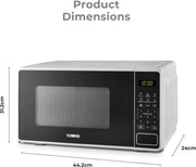 Tower Microwave White 20L 800W Digital 11 Power Levels 6 Auto Cook T24045WHT5