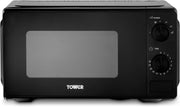 Tower Microwave Black 20L 800W 5 Power Levels Defrost Function T24044BLK6
