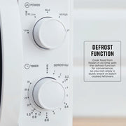 Swan Hexton White Kettle 2 Slice Toaster Microwave SM4420WHT Kitchen Set13