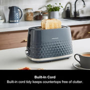 Morphy Richards Hive Grey 1.5L 3KW Kettle & 2 Slice Toaster Matching Set2