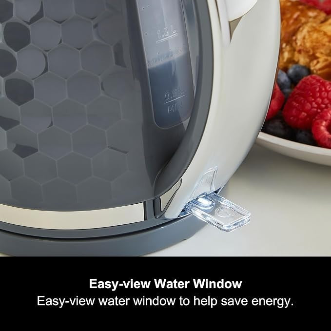 Morphy Richards Hive Grey 1.5L 3KW Kettle & 2 Slice Toaster Matching Set6