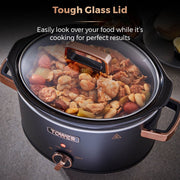 Tower Cavaletto Black Kettle Toaster Microwave Slow Cooker & Kitchen Storage Set11