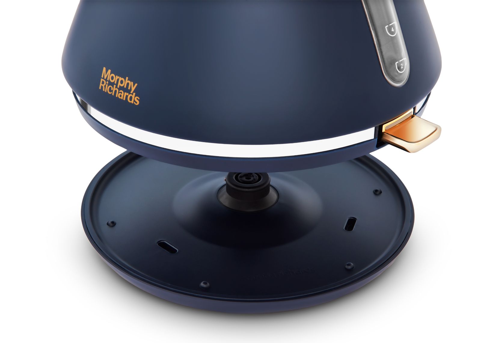 Morphy Richards Accents Navy & Gold 1.5L 3KW Pyramid Kettle 102045