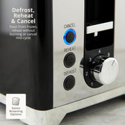 Swan Solace Black Kettle 2 Slice Toaster & 800W 20L Microwave Kitchen Set5