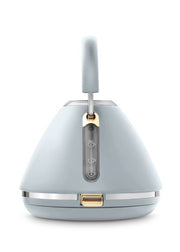 Morphy Richards Accents Ocean Grey & Gold 1.5L 3KW Pyramid Kettle & 4 Slice Toaster