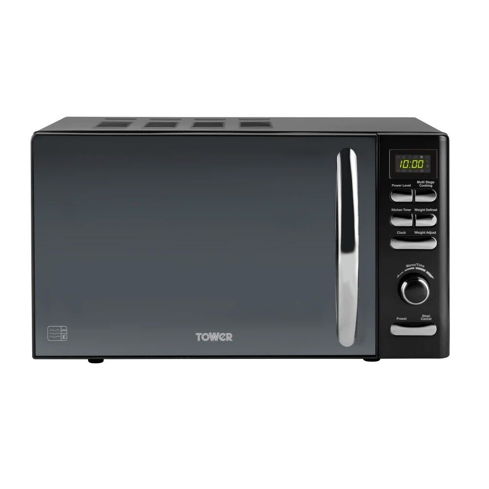 Tower Inifinity 800W 20L Digital Microwave Black T24019  - 3 Year Guarantee