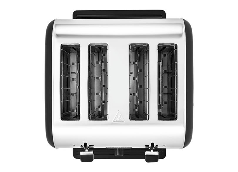 Morphy Richards Venture Black 4 Slice Toaster Black 240131 2 Year Guarantee