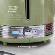 Swan Retro Revive Green Jug Kettle 2 Slice Toaster & 800W Microwave Kitchen Set9