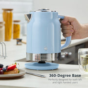 Swan Retro Blue Kitchen Set Kettle Toaster & 4.5L Digital Air Fryer Bundle Set7