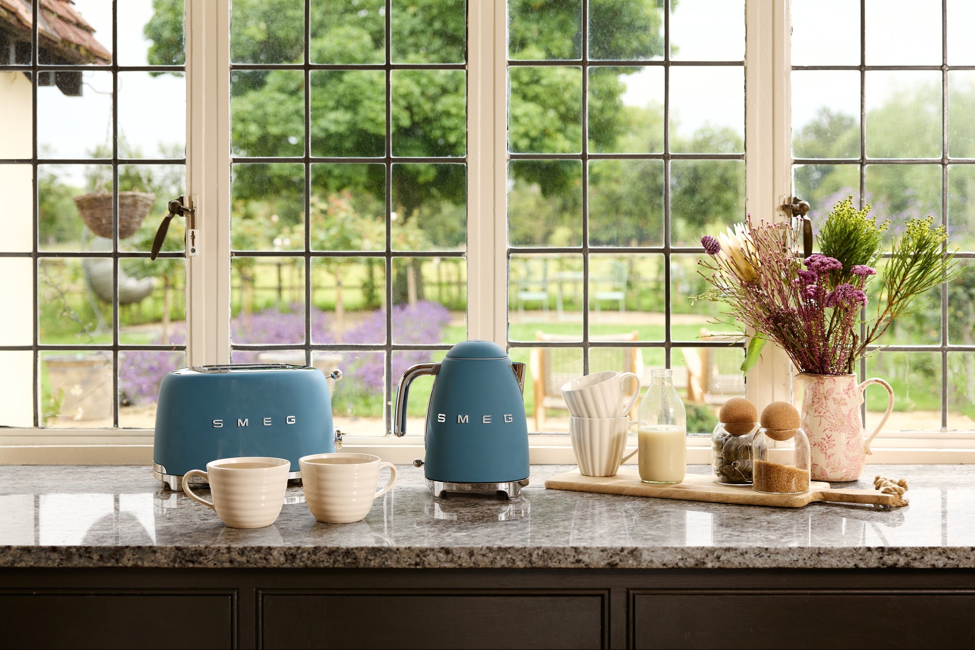 Smeg Pastel Blue Kettle And Toaster Smeg Pastel Blue Good Guys