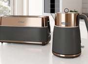 Morphy Richards Signature Opulent Jug Kettle & 4 Slice Toaster in Copper Colour