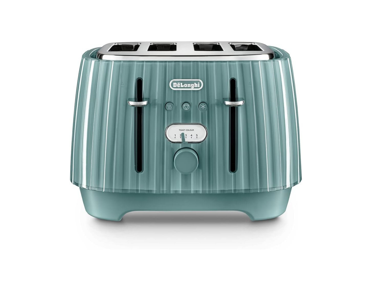 De'Longhi Ballerina 4 Slice Toaster in Laguna Green CTD4003.GR