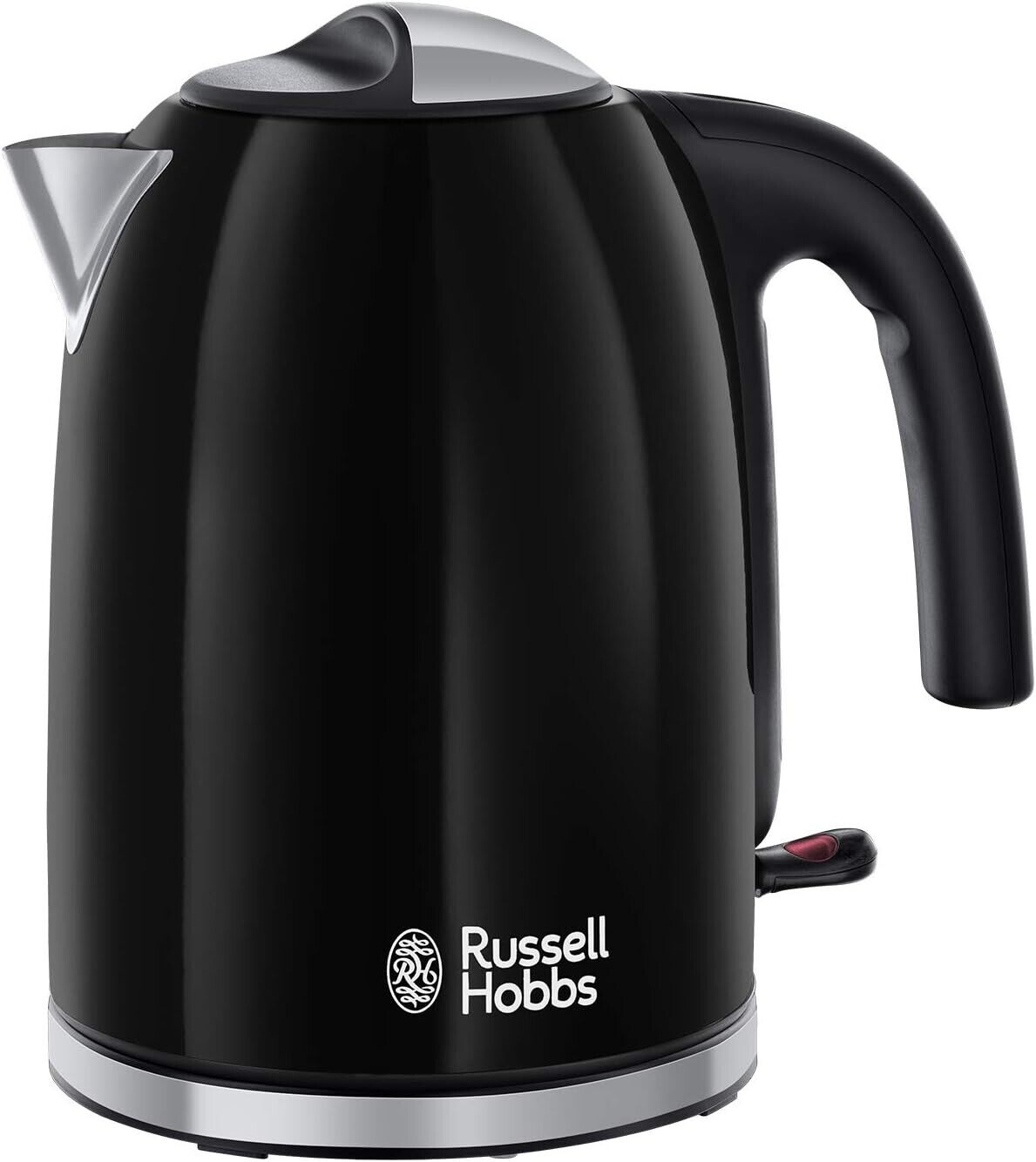 Russell Hobbs Colours Plus Black 3KW 1.7L Jug Kettle 20413 - 3 Year Guarantee