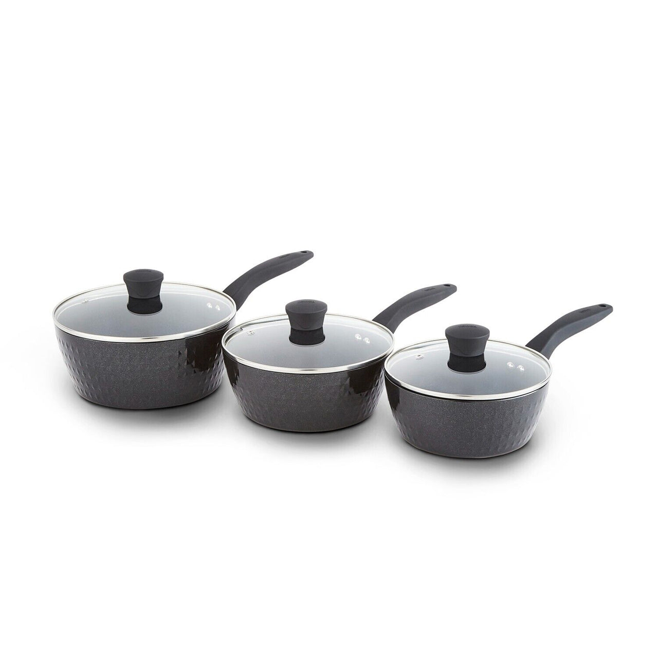 Tower Diamo Cookware Collection with Black Non-Stick Diamond Coating