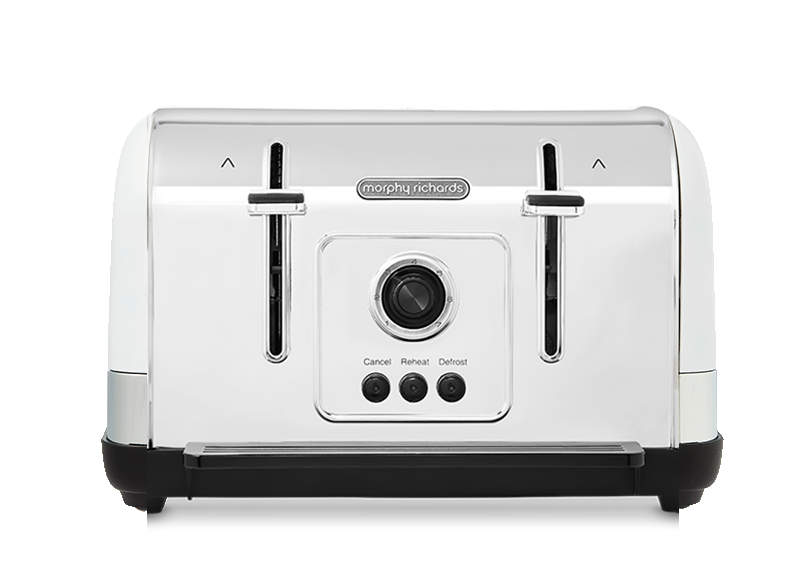 Morphy Richards Venture White 4 Slice Toaster 240134 Brand New, 2 Year Guarantee
