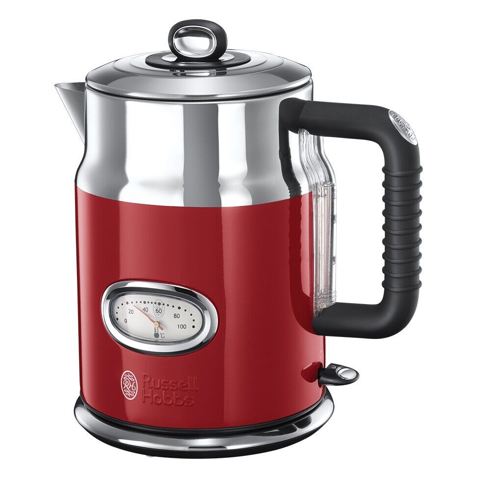 Russell Hobbs Retro 1.7L Temperature Dial Kettle 21670 New with 3 Year Guarantee