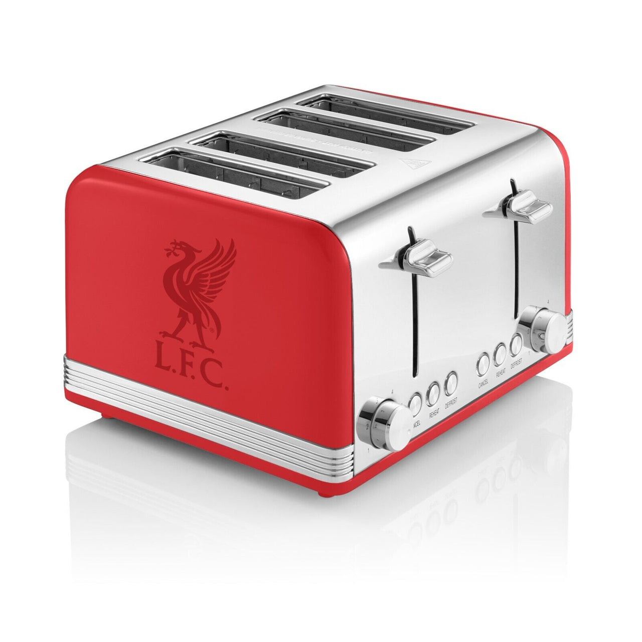 Swan Official Liverpool FC Red 4 Slice 1600W Toaster ST19020LIVRN