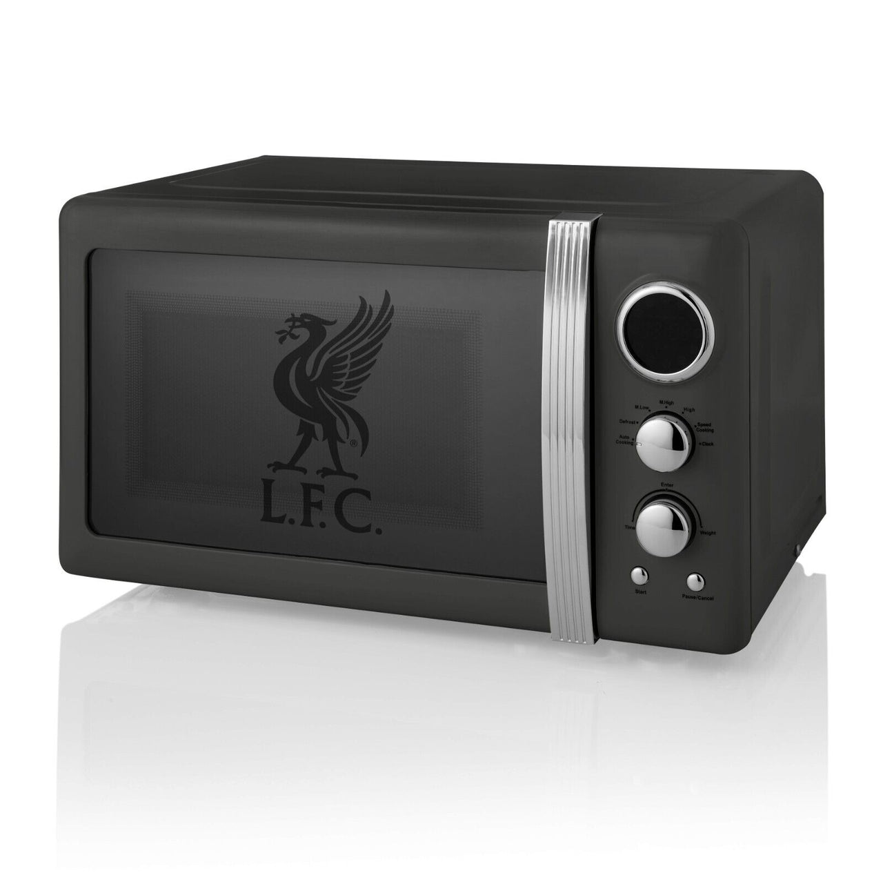 Swan Official Liverpool FC Retro 20L Digital Microwave 800W Black SM22030LIVBN