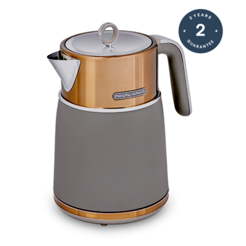 Morphy Richards Signature Opulent Jug Kettle & 4 Slice Toaster Copper