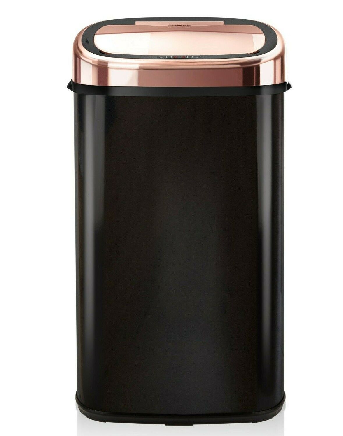 Tower Sensor Bin Rose Gold & Black 58L Square Bin Free Next Working Day Delivery