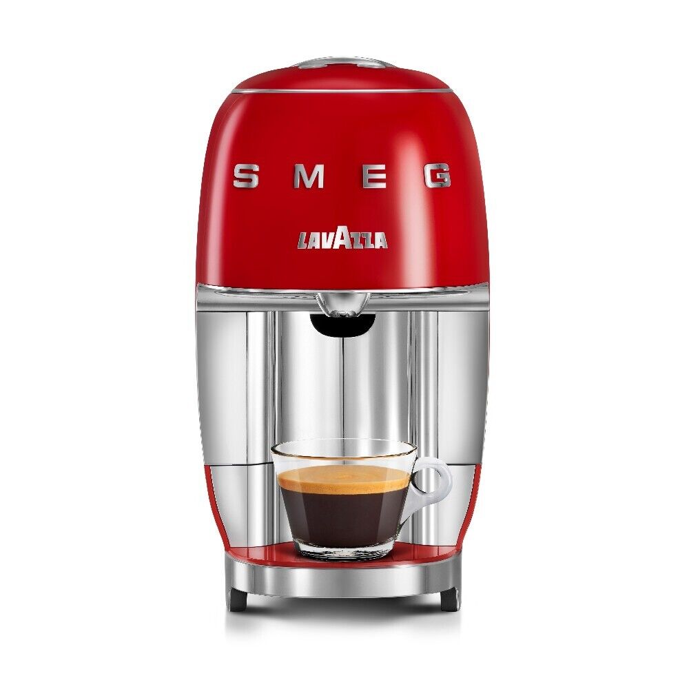 Smeg Lavazza Coffee Machine Red Espresso Pod Coffee Machine 18000456