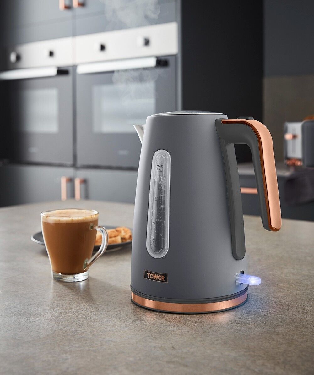 Cavaletto Tower Copper Kettle Russell Hobbs Pyramid Kettle Black