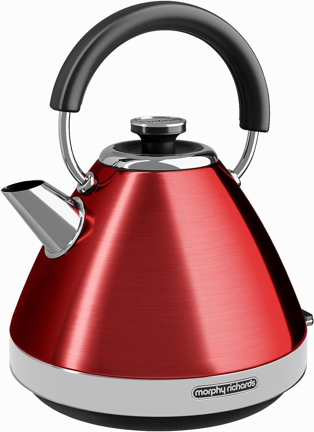 Morphy Richards Venture Red 1.5L 3KW Pyramid Kettle 100133