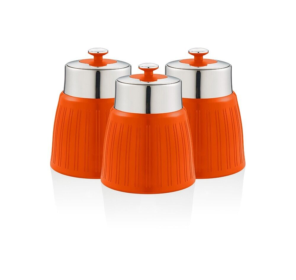Boîte à Gâteaux Vintage Brabantia – Orange – Retro Metal – Medium